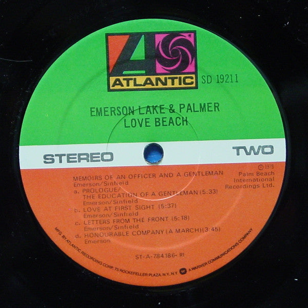 Emerson, Lake & Palmer ~ Love Beach (Vinyl) - Djungel & Jazz