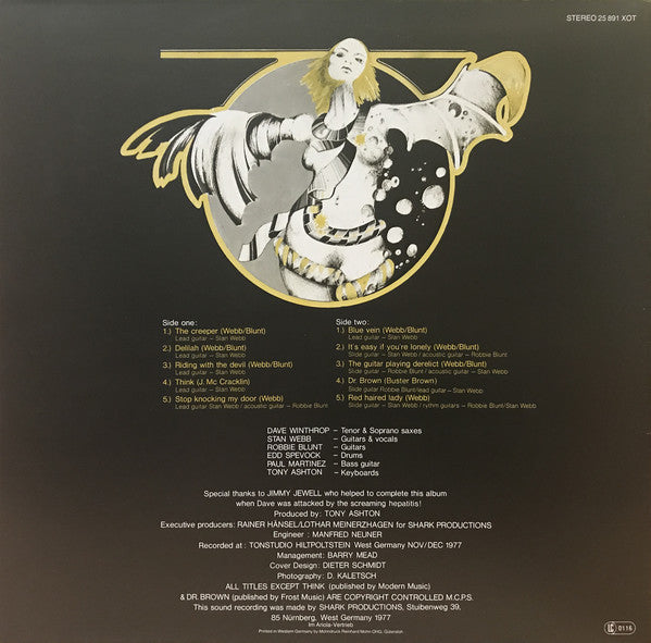 Stan Webb's Chicken Shack ~ The Creeper (Vinyl) - Djungel & Jazz