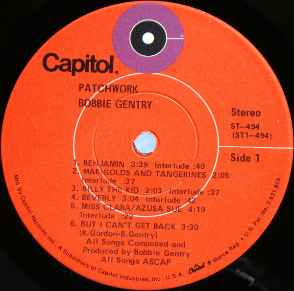 Bobbie Gentry ~ Patchwork (Vinyl) - Djungel & Jazz
