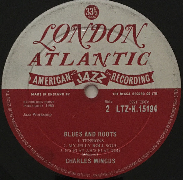 Charlie Mingus ~ Blues & Roots (Vinyl) - Djungel & Jazz
