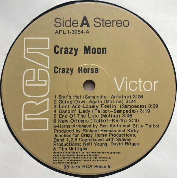 Crazy Horse ~ Crazy Moon (Vinyl) - Djungel & Jazz
