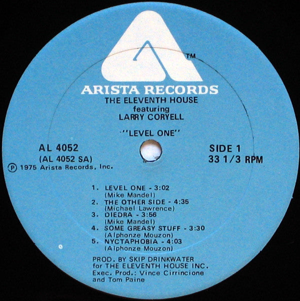 The Eleventh House Featuring Larry Coryell : Level One (LP, Album)