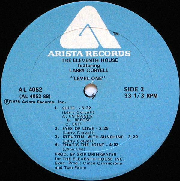 The Eleventh House Featuring Larry Coryell : Level One (LP, Album)