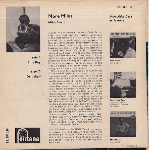 Miles Davis ~ More Miles (Vinyl) - Djungel & Jazz
