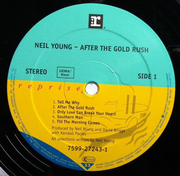 Neil Young ~ After The Gold Rush (Vinyl) - Djungel & Jazz