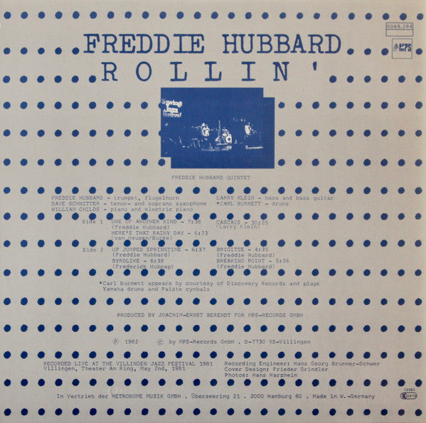 Freddie Hubbard ~ Rollin' (Vinyl) - Djungel & Jazz