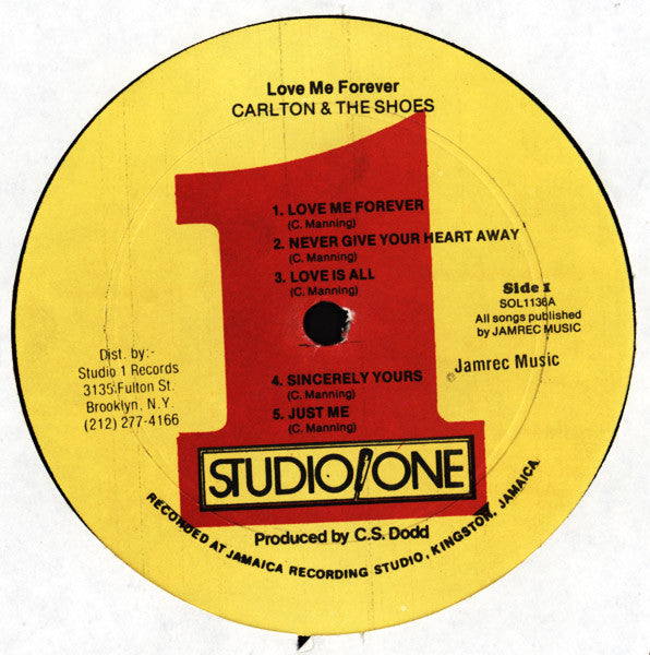 Carlton And The Shoes : Love Me Forever (LP, Album, RE)