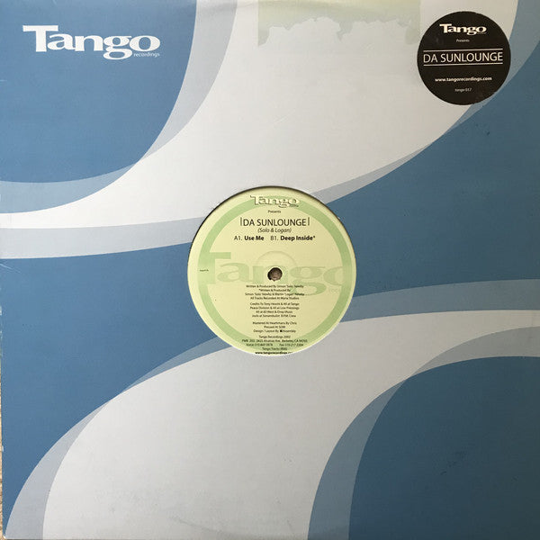 Da Sunlounge ~ Use Me (Vinyl) - Djungel & Jazz