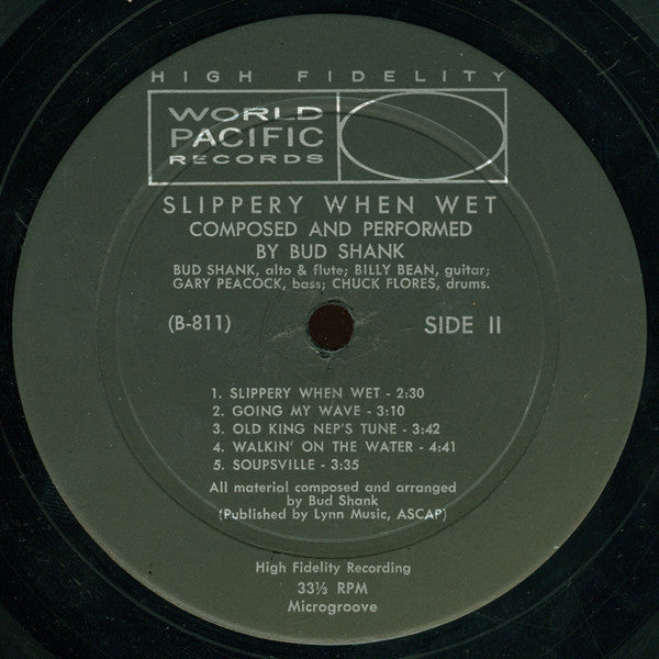 Bud Shank ~ Slippery When Wet (Vinyl) - Djungel & Jazz