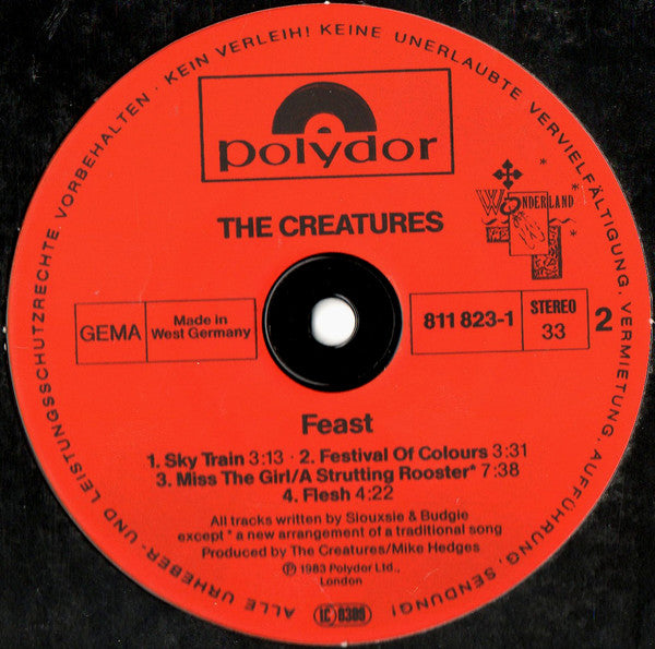 The Creatures ~ Feast (Vinyl) - Djungel & Jazz