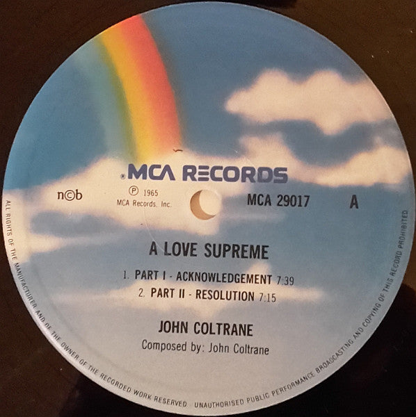 John Coltrane : A Love Supreme (LP, Album, RE)