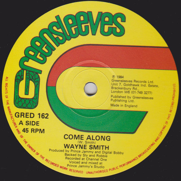 Wayne Smith : Come Along (12")