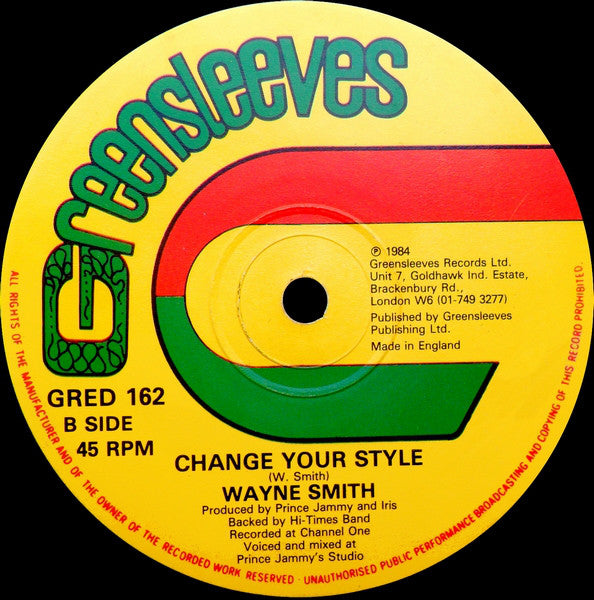 Wayne Smith : Come Along (12")