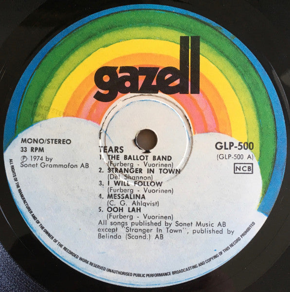 Tears  ~ Tears (Vinyl) - Djungel & Jazz