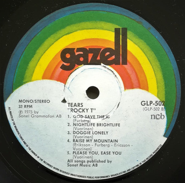 Tears ~ Rocky-T (Vinyl) - Djungel & Jazz