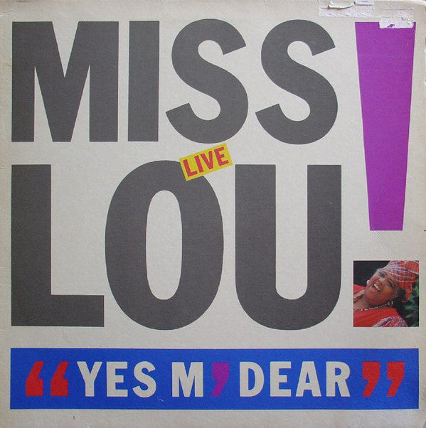 Louise Bennett : Yes M'Dear - Miss Lou Live (LP, Album)