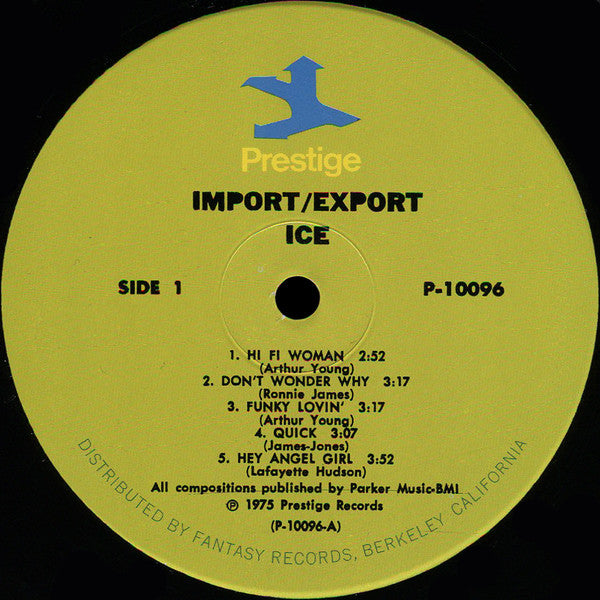 Ice (3) : Import / Export (LP, Album)