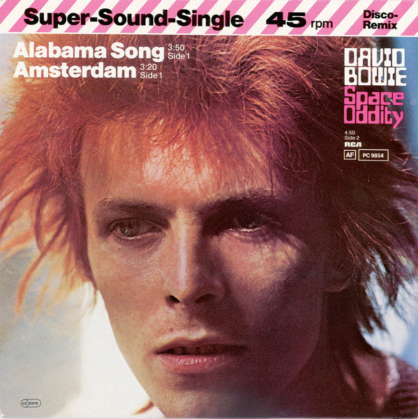 David Bowie ~ Alabama Song / Amsterdam / Space Oddity (Vinyl) - Djungel & Jazz
