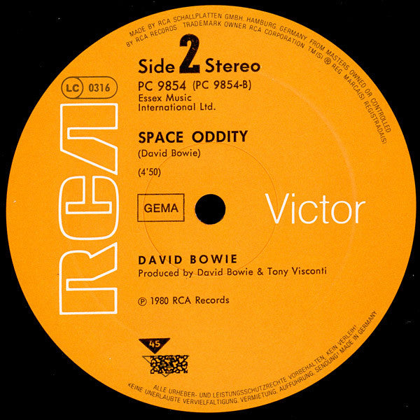 David Bowie ~ Alabama Song / Amsterdam / Space Oddity (Vinyl) - Djungel & Jazz