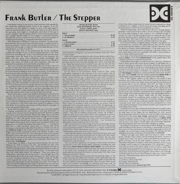 Frank Butler ~ The Stepper (Vinyl) - Djungel & Jazz