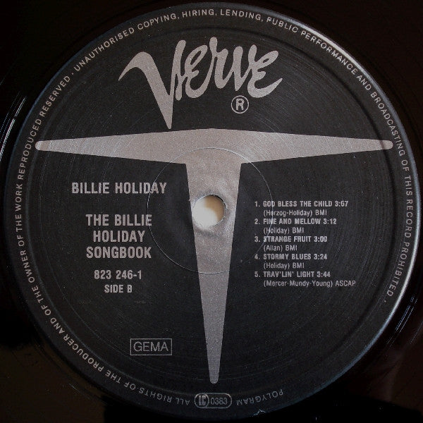 Billie Holiday ~ The Billie Holiday Songbook (Vinyl) - Djungel & Jazz