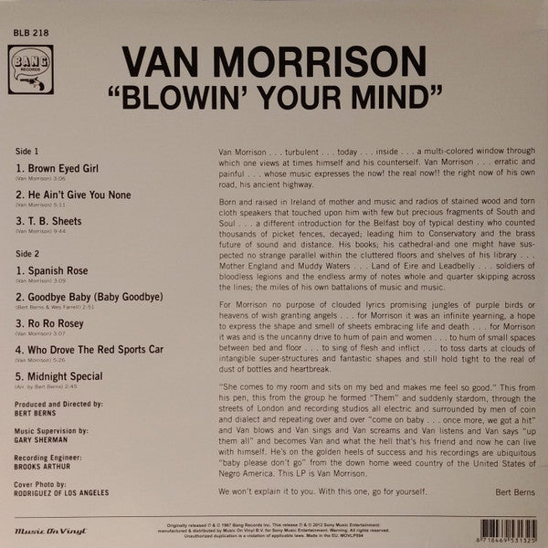 Van Morrison ~ Blowin' Your Mind! (Vinyl) - Djungel & Jazz