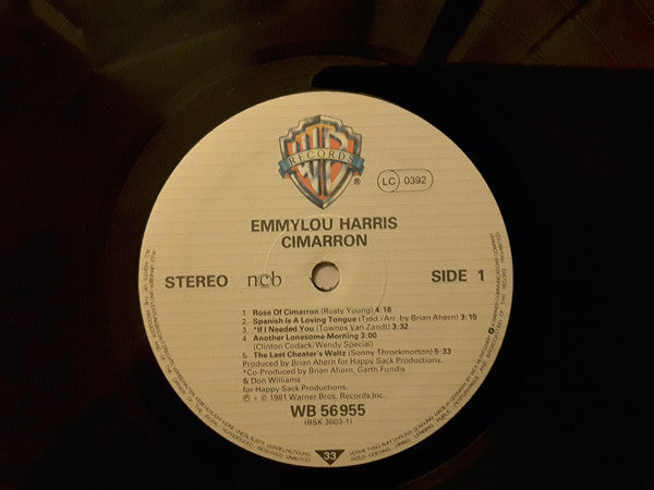 Emmylou Harris ~ Cimarron (Vinyl) - Djungel & Jazz