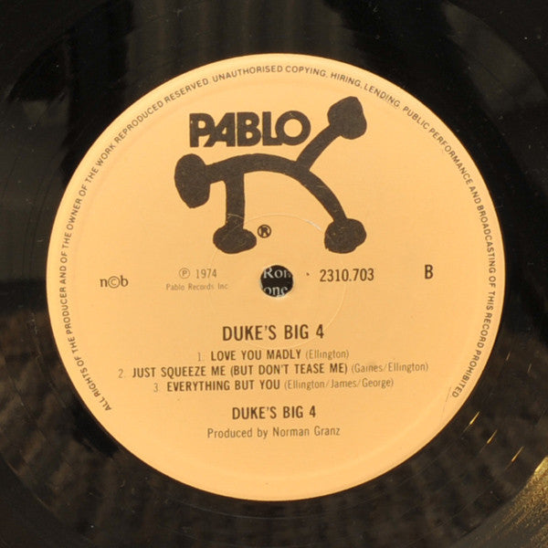 Duke Ellington ~ Duke's Big 4 (Vinyl) - Djungel & Jazz
