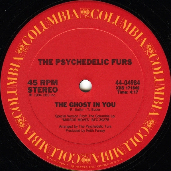 The Psychedelic Furs ~ The Ghost In You (Vinyl) - Djungel & Jazz