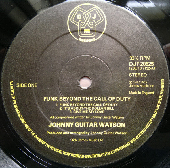 Johnny Guitar Watson ~ Funk Beyond The Call Of Duty (Vinyl) - Djungel & Jazz