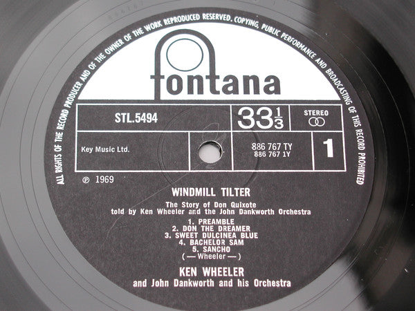 Kenny Wheeler And The John Dankworth Orchestra ~ Windmill Tilter (The Story Of Don Quixote) (Vinyl) - Djungel & Jazz