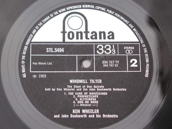 Kenny Wheeler And The John Dankworth Orchestra ~ Windmill Tilter (The Story Of Don Quixote) (Vinyl) - Djungel & Jazz