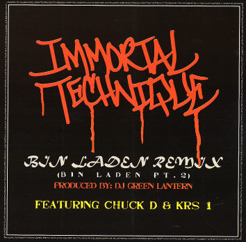 Immortal Technique ~ Bin Laden Remix (Bin Laden Pt. 2) (Vinyl) - Djungel & Jazz