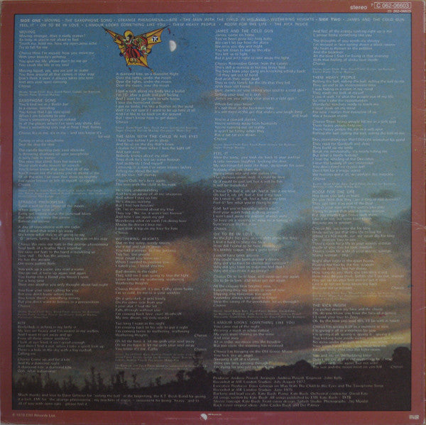 Kate Bush : The Kick Inside (LP, Album, Mat)