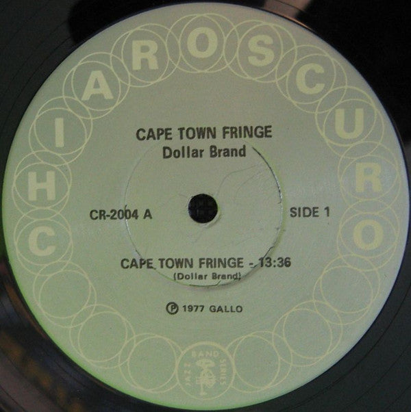 Dollar Brand : Cape Town Fringe (LP, Album)