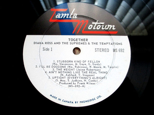 Diana Ross & The Supremes With The Temptations ~ Together (Vinyl) - Djungel & Jazz