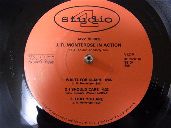 J.R. Monterose + The Joe Abodeely Trio ~ In Action (Vinyl) - Djungel & Jazz