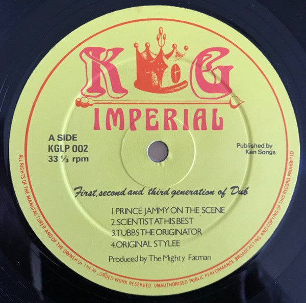 King Tubby, Prince Jammy And Scientist : First, Second And Third Generation Of Dub (LP, Album)
