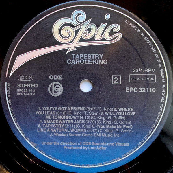 Carole King ~ Tapestry (Vinyl) - Djungel & Jazz