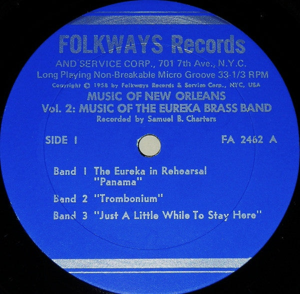Eureka Brass Band ~ The Music Of New Orleans, Vol. 2: Music Of The Eureka Brass Band (Vinyl) - Djungel & Jazz