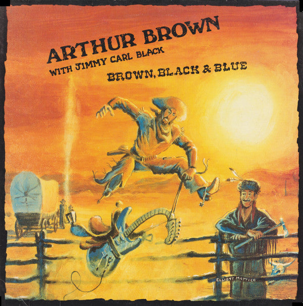 Arthur Brown With Jimmy Carl Black ~ Brown, Black & Blue (Vinyl) - Djungel & Jazz