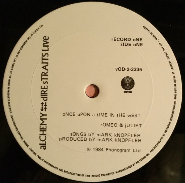 Dire Straits ~ Alchemy - Dire Straits Live (Vinyl) - Djungel & Jazz