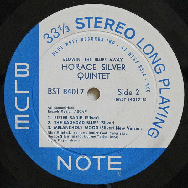The Horace Silver Quintet & The Horace Silver Trio ~ Blowin' The Blues Away (Vinyl) - Djungel & Jazz