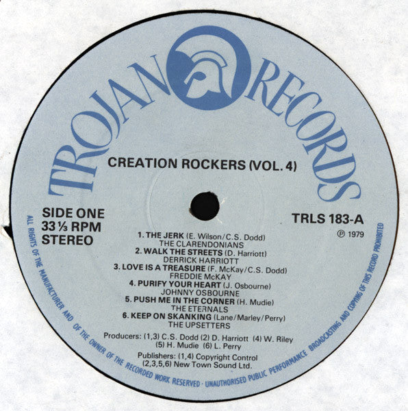 Various : Creation Rockers Volume 4 (LP, Comp, Blu)