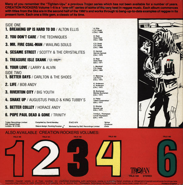 Various : Creation Rockers Volume 5 (LP, Comp, Blu)