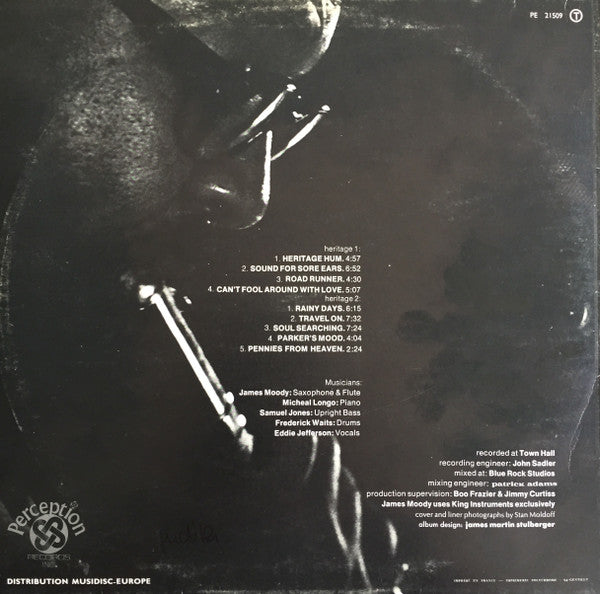 James Moody ~ Heritage Hum (Vinyl) - Djungel & Jazz