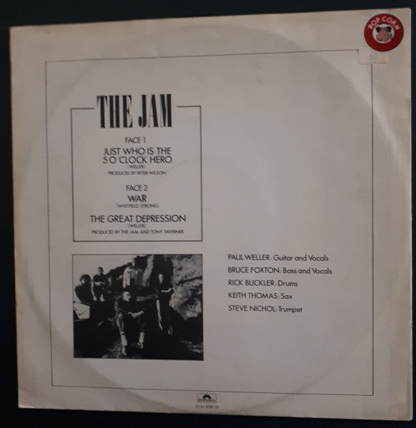 The Jam ~ Just Who Is The 5 O'Clock Hero / War / The Great Depression (Vinyl) - Djungel & Jazz