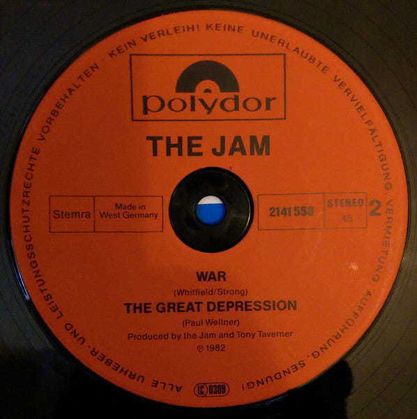 The Jam ~ Just Who Is The 5 O'Clock Hero / War / The Great Depression (Vinyl) - Djungel & Jazz