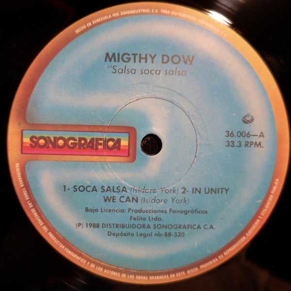 Mighty Dow ~ Salsa Soca Salsa (Vinyl) - Djungel & Jazz