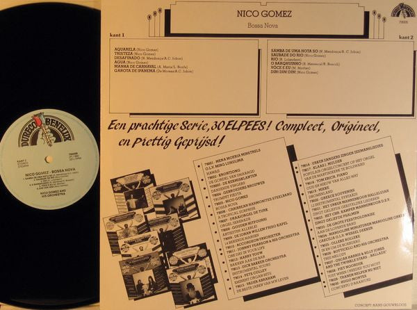 Nico Gomez And His Orchestra ~ Bossa Nova (Vinyl) - Djungel & Jazz